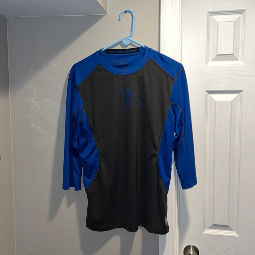 Men’s Large Nike Pro Combat Swingman 3/4 sleeve